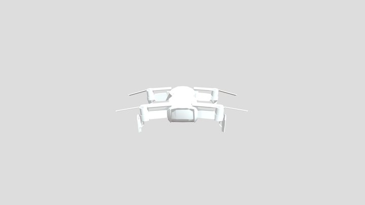 Better Drone Model But Still Bad 3D Model