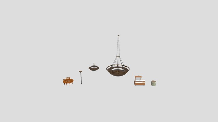 Oldest View Valley View Mall Props 3D Model