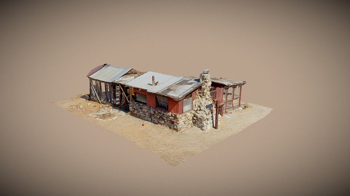 Corn Springs Miners Cabin 3D Model