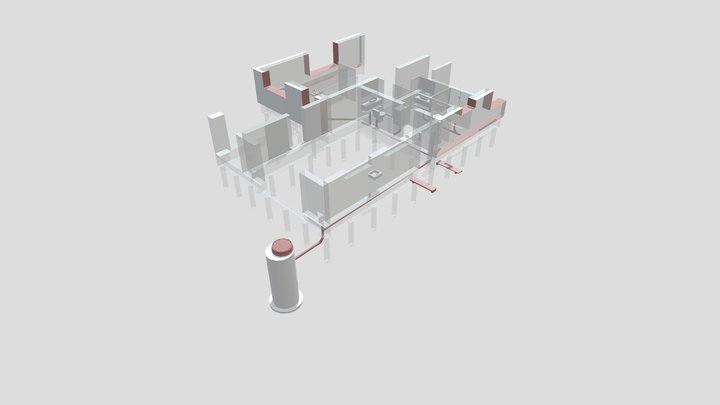 ВКф- г. Бобруйск, ул.Спартаковская, 88 3D Model