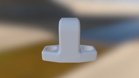 BMW Sun Visor Clip 3D Model