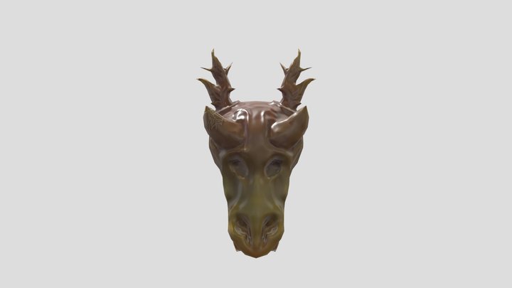 DragonSkull 3D Model