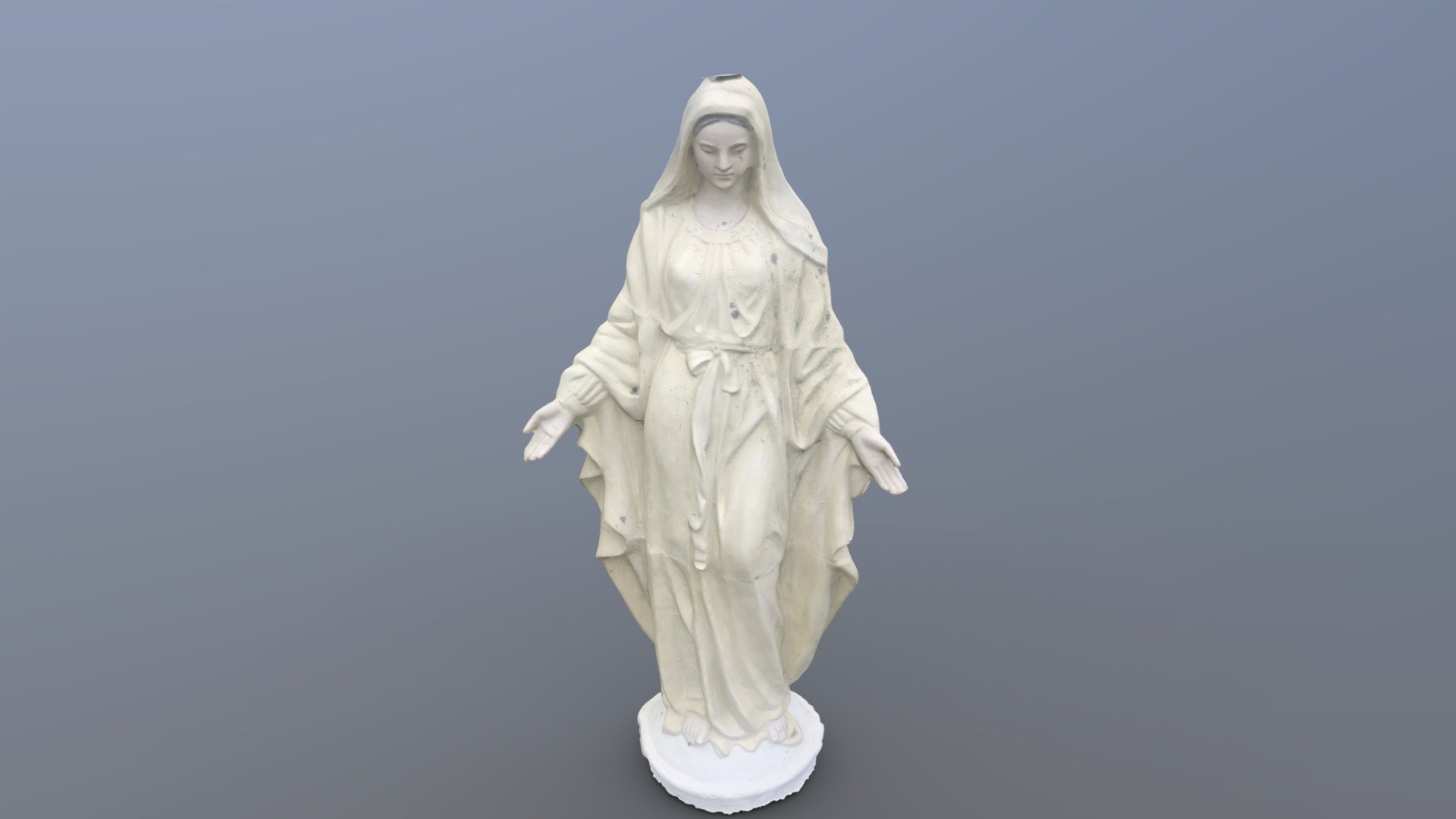 Our Lady Of Grace Statue Virgin Mary Scan Download Free 3d Model