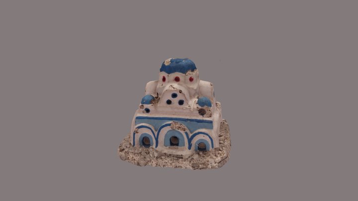 Church of Santorini 3D Model