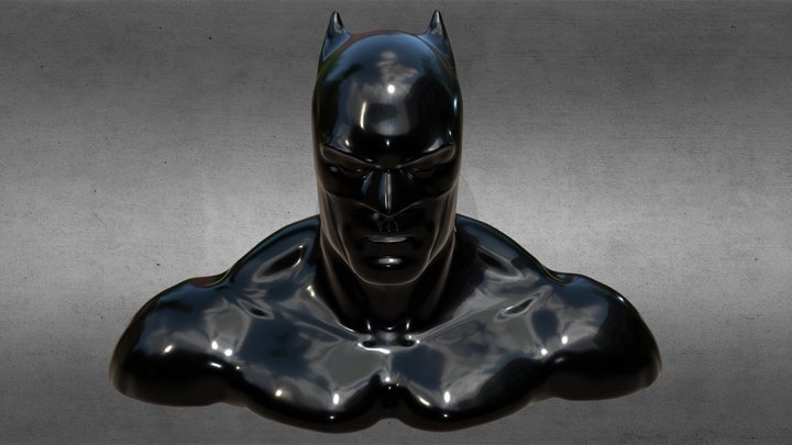Batman bust 3D Model