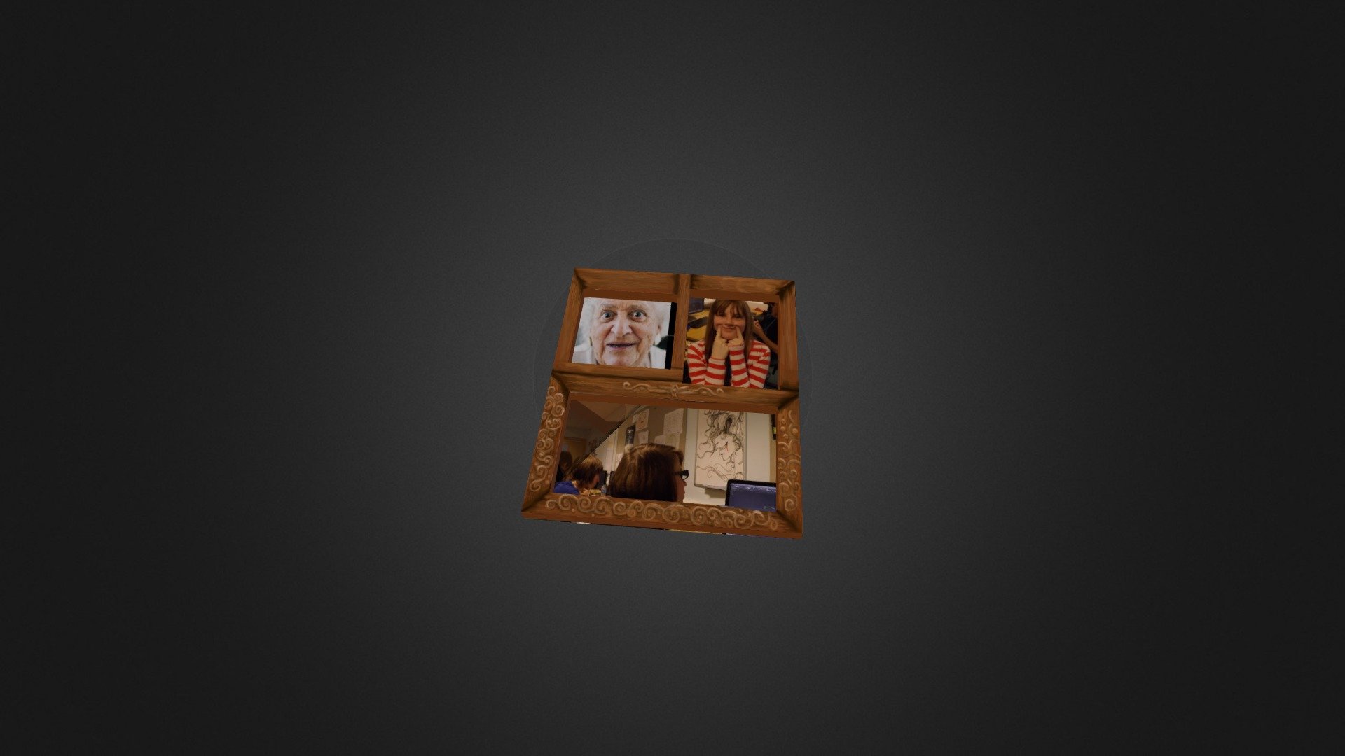 Photo frame Picture render - 3D model by OceaniX [a1e7154] - Sketchfab