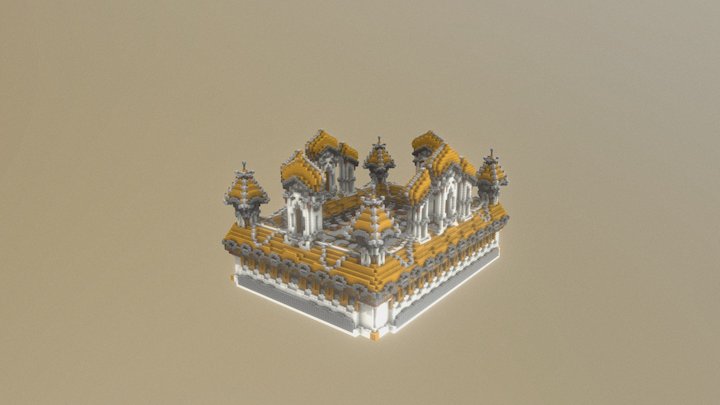 Yellow Lobby 3D Model