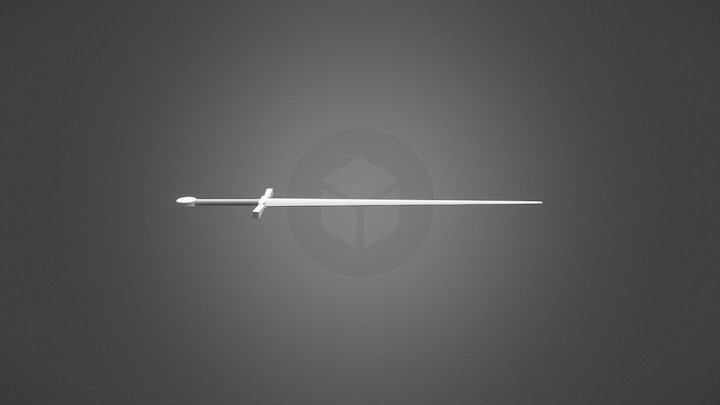 [WIP] Sword (Untextured) 3D Model
