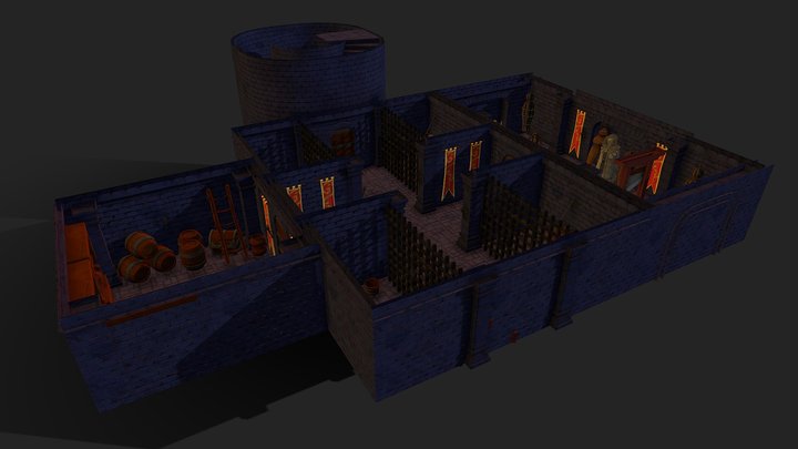 ESCENA FINAL 3D Model