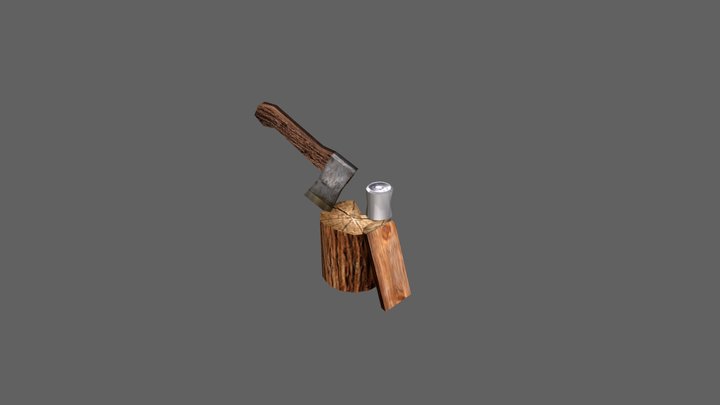 1IGP18_Kazakov_Misha_3SimpleProps 3D Model
