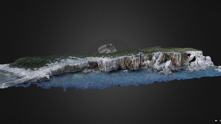 Fiskardo - "The Cathedral" cave 3D Model