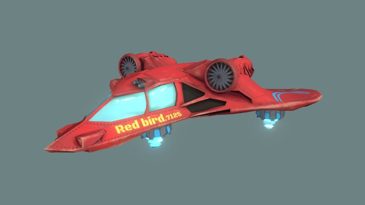 Red bird 3D Model