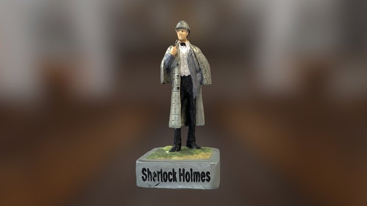 Tiny Sherlock Holmes 3D Model