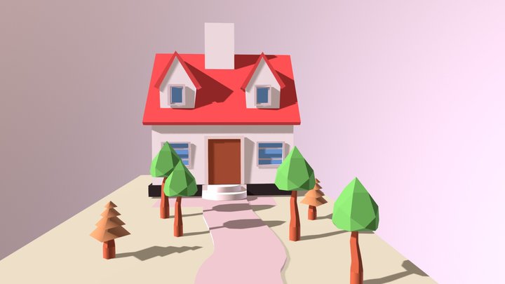 Small House 3D Model