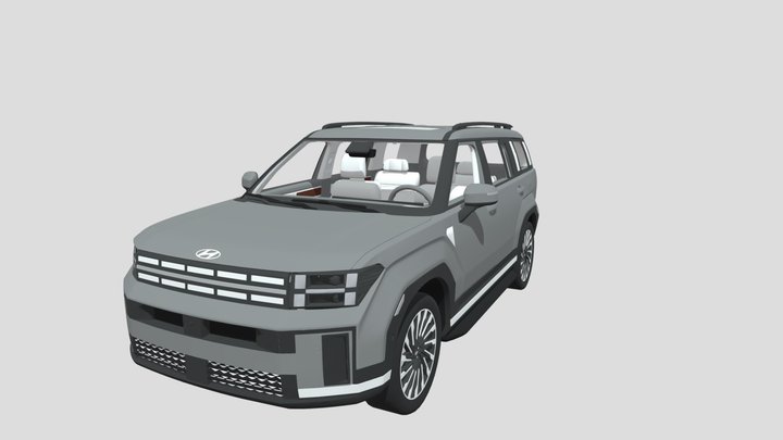 2024 Hyundai Santa Fe 3D Model