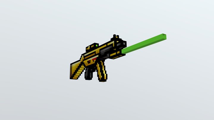 Golden Friend (Pixel Gun 3D) – Modèle 3D gratuit STL