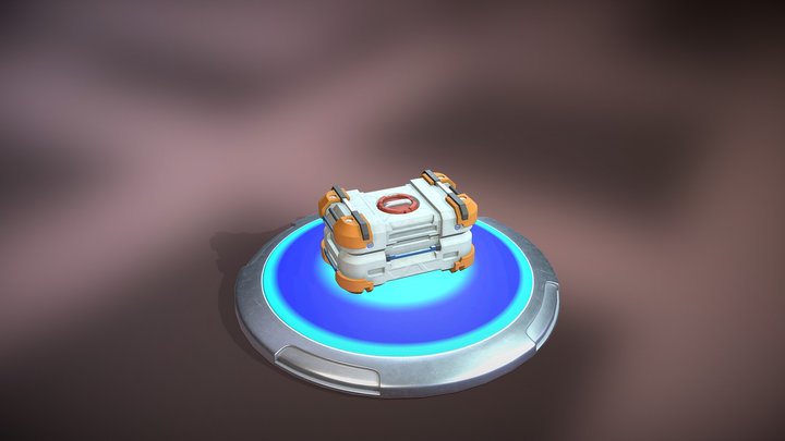 Si-Fi Loot Box |Case 3D Model