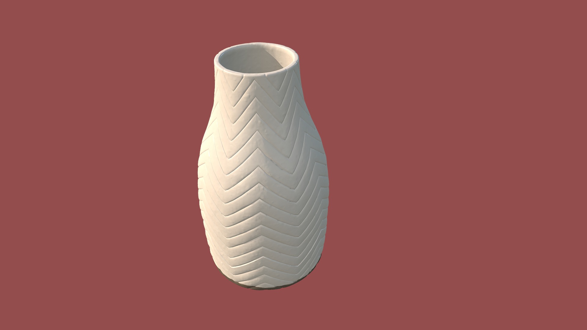 3D model Vase Laura - This is a 3D model of the Vase Laura. The 3D model is about a white cylindrical object.