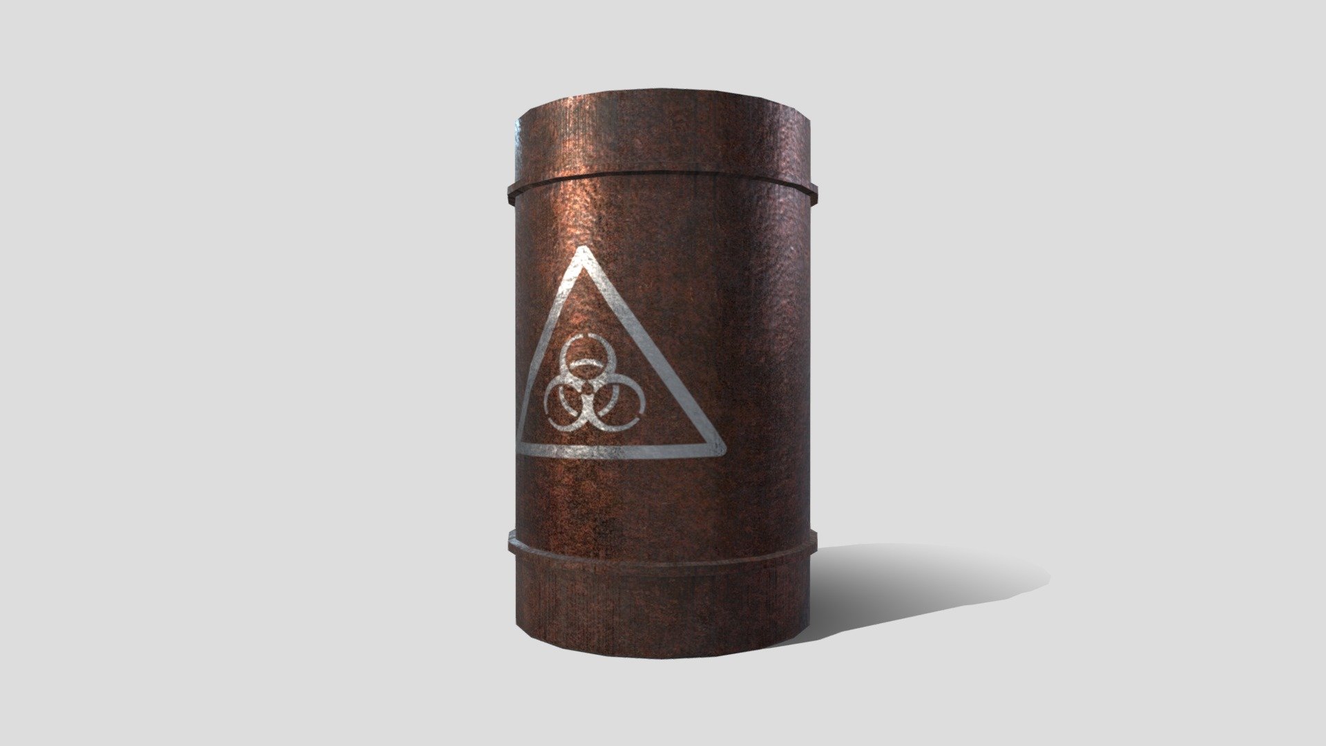 metal barrel — Sketchfab embed 3D viewer