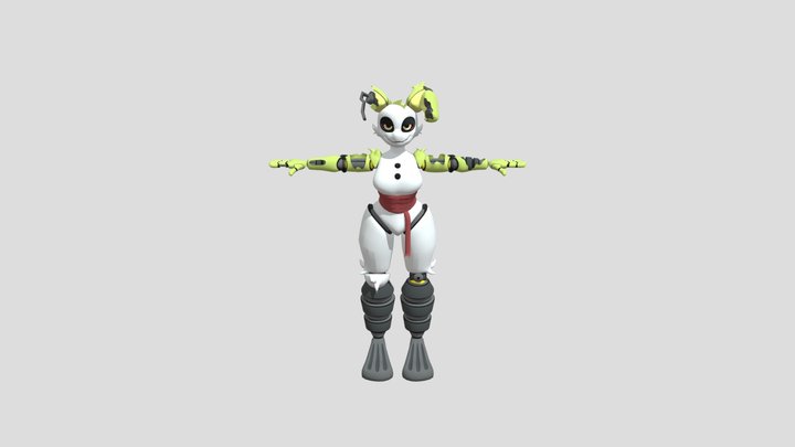 Image To Stl.com_sarahtrappackedrigged 3D Model