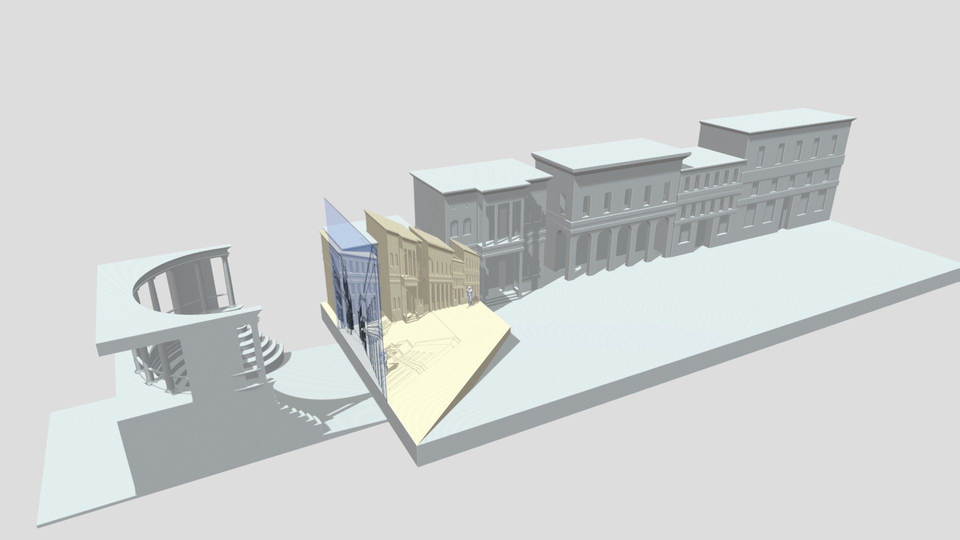 Vincenzo Scamozzi's Sabbioneta Theatre - 3D model by leonardo.baglioni ...