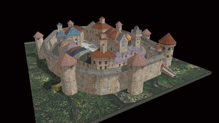 Castle V – Free 3D Model STL
