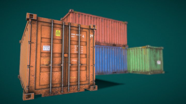 Shiping container 3D Model
