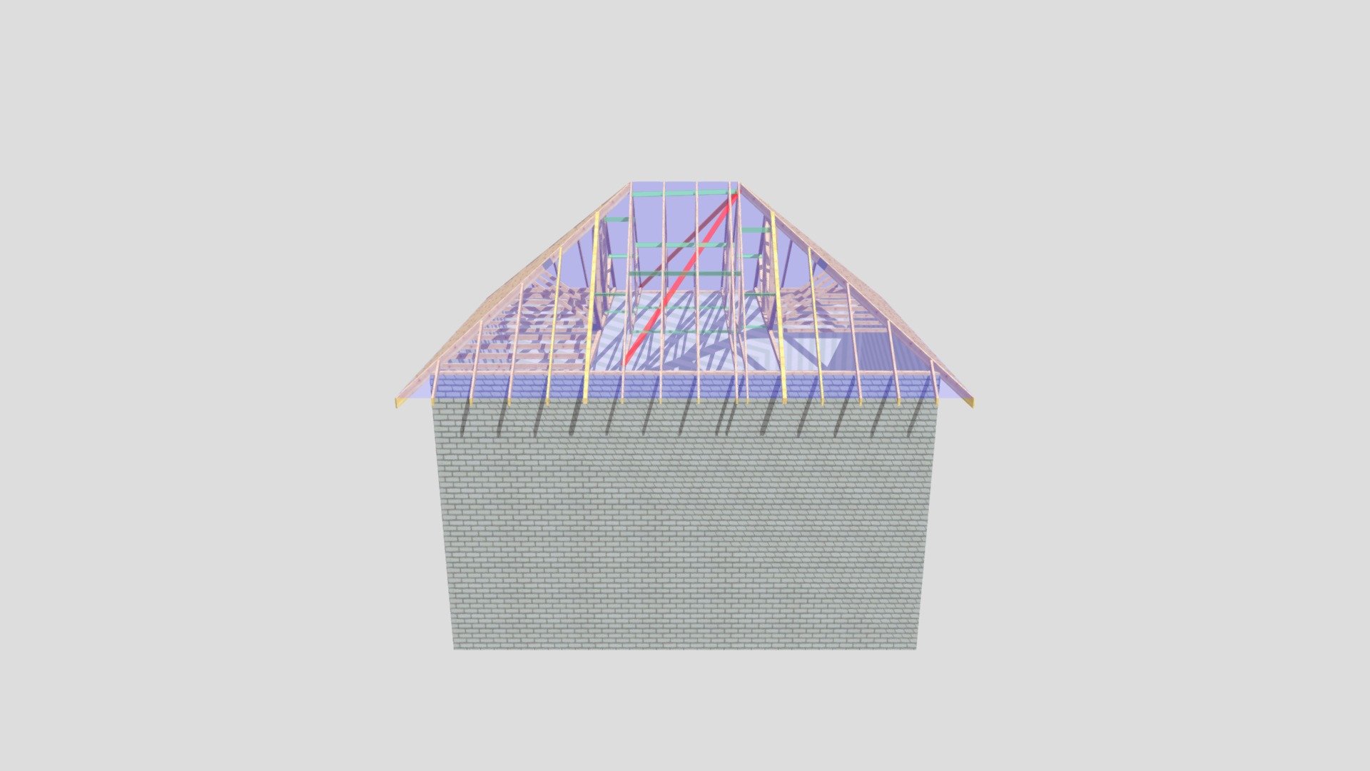 P12498B, Garage roof Layout