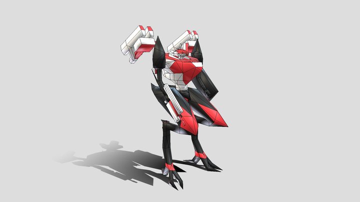 CORAL FOX 3D Model