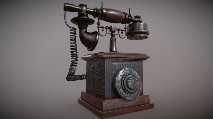 #Telephone_2 3D Model