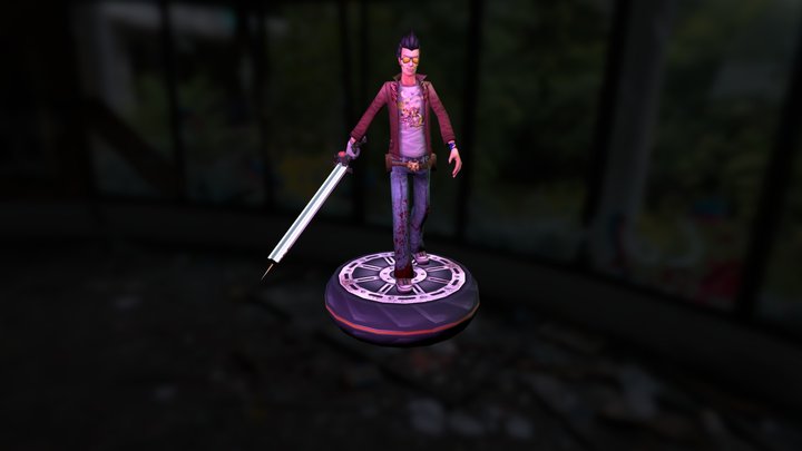 Travis Touchdown 3D Model