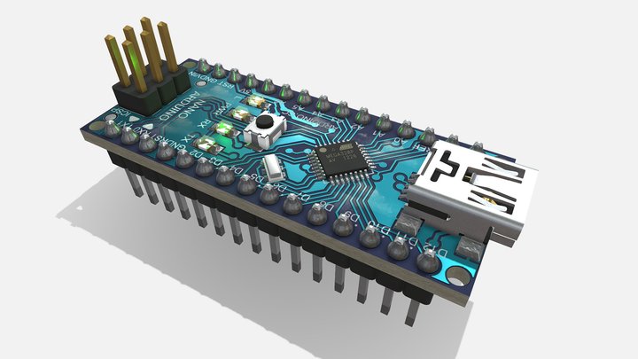 Arduino NANO 3D Model