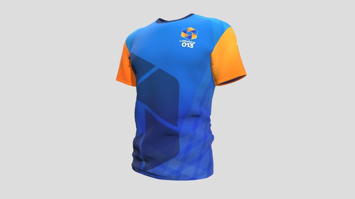 Camiseta masculina - Coworking 013 3D Model