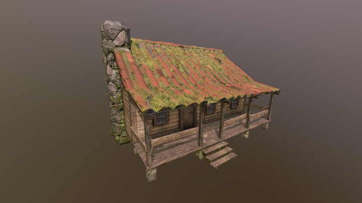 Old Cabin 3D Model
