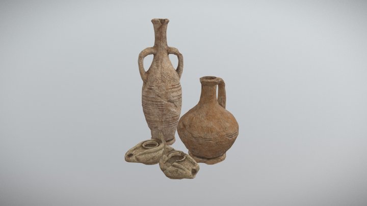 Ancient Pottery 3D Model