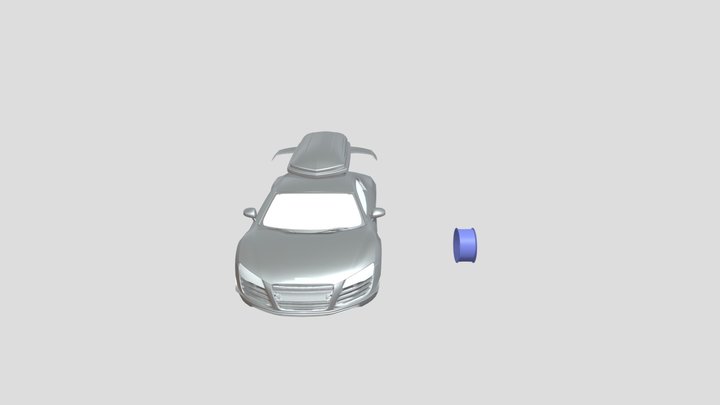 Audi R8 3D Model