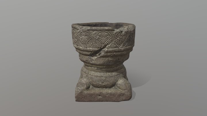 SM_stone_bowl 3D Model
