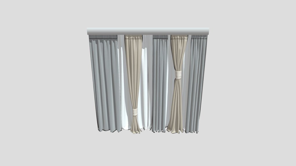 Mi Silk And Cotton Curtain Set