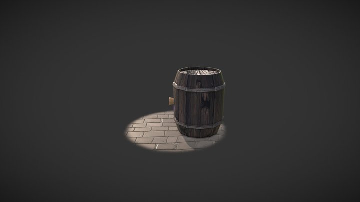 Barrel 3D 3D Model