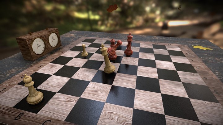 chess - ajedrez tablero 3D Print Model