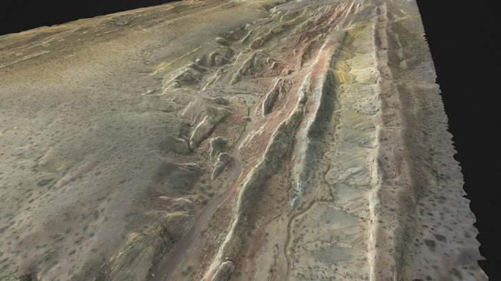 Geology Outcrop - Lajas/Challaco 3D Model