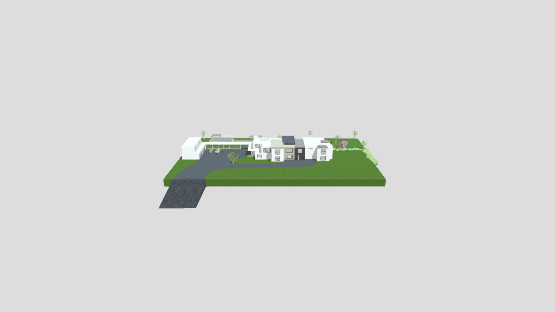 Modern mansion 15BR