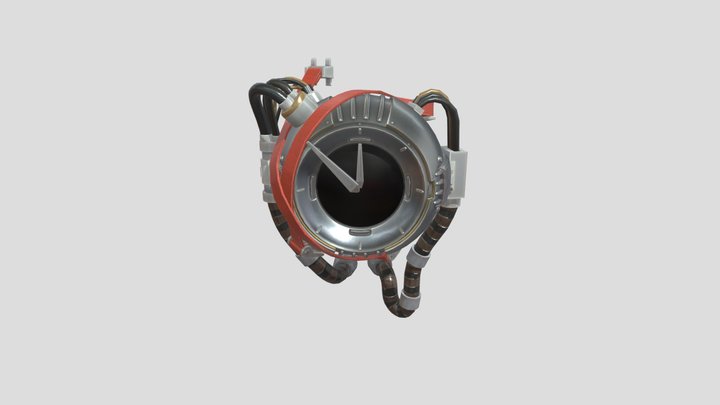 Time Machine Straps 3D Model