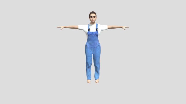 Salsa Person 3D Model
