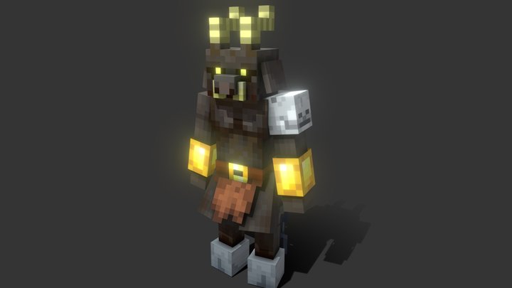 Minecraft - Warthoglin 3D Model