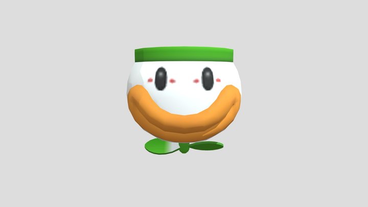 NSMB2 - Koopa Clown Car 3D Model