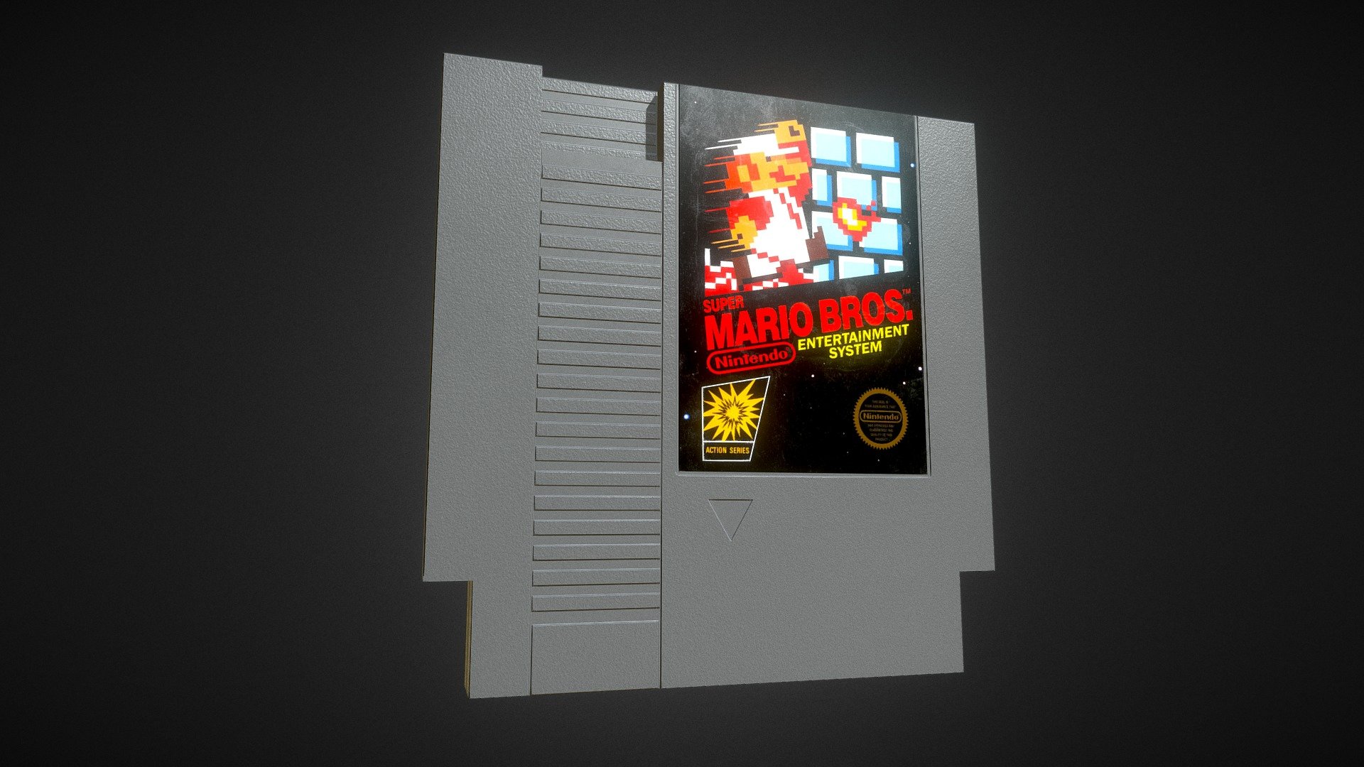Cartucho de Super Mario de NES - 3D model by Andō (@andobuster ...