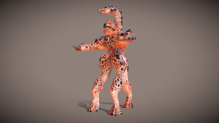 Tripod Alien Concept 3D Model