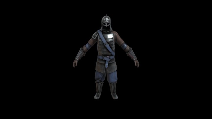 Armor Stylized RPG Fantasy - Character Pack 04 3D Model