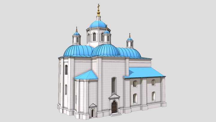 Sobor Rizdva Bohorodytsi 3D Model